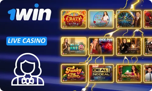1Win Live Casino games