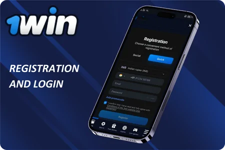 1Win India registration and login